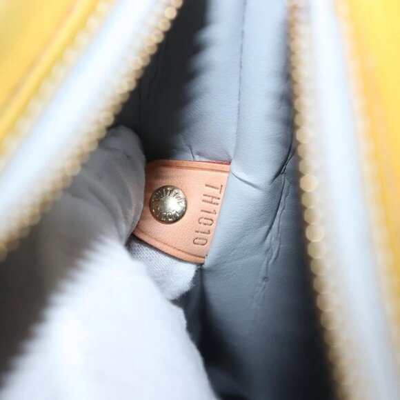 LOUIS VUITTON Monogram Vernis Houston Hand Bag Gris M91053 LV Auth 142613 - Picture 11 of 16